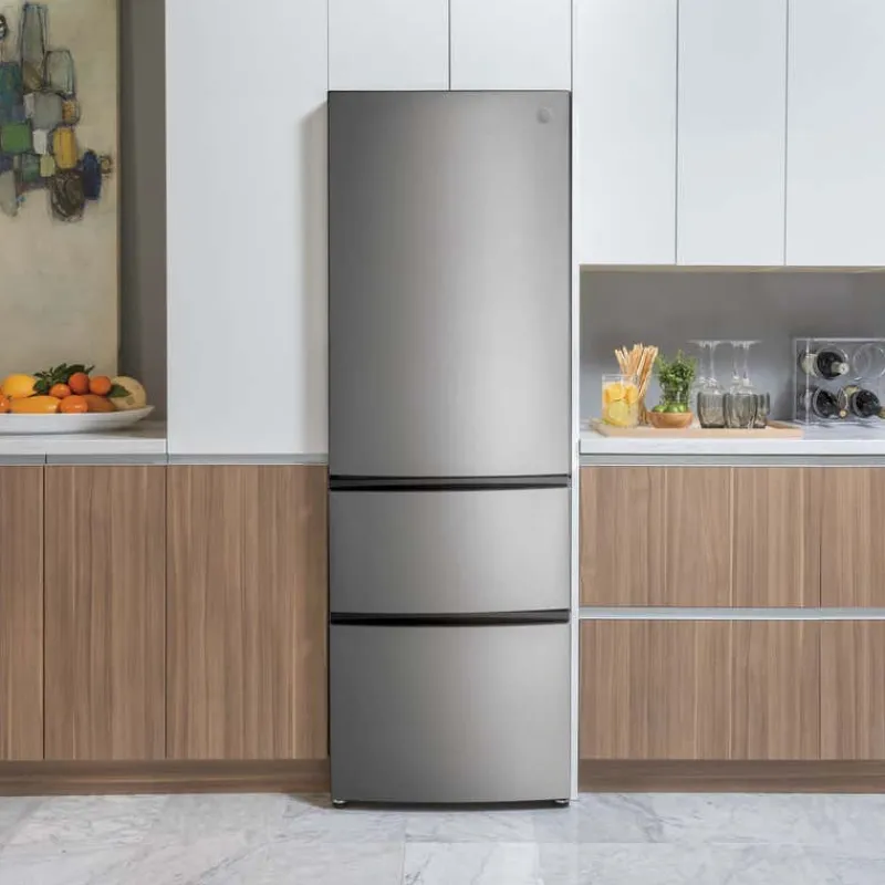 GE Appliances GE 11.9 Cu Ft 24 In Refrigerator Bottom Freezer - GLE12HSPSS