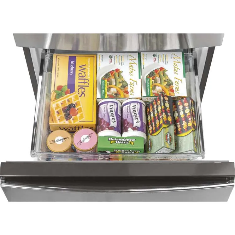 GE Appliances GE 11.9 Cu Ft 24 In Refrigerator Bottom Freezer - GLE12HSPSS
