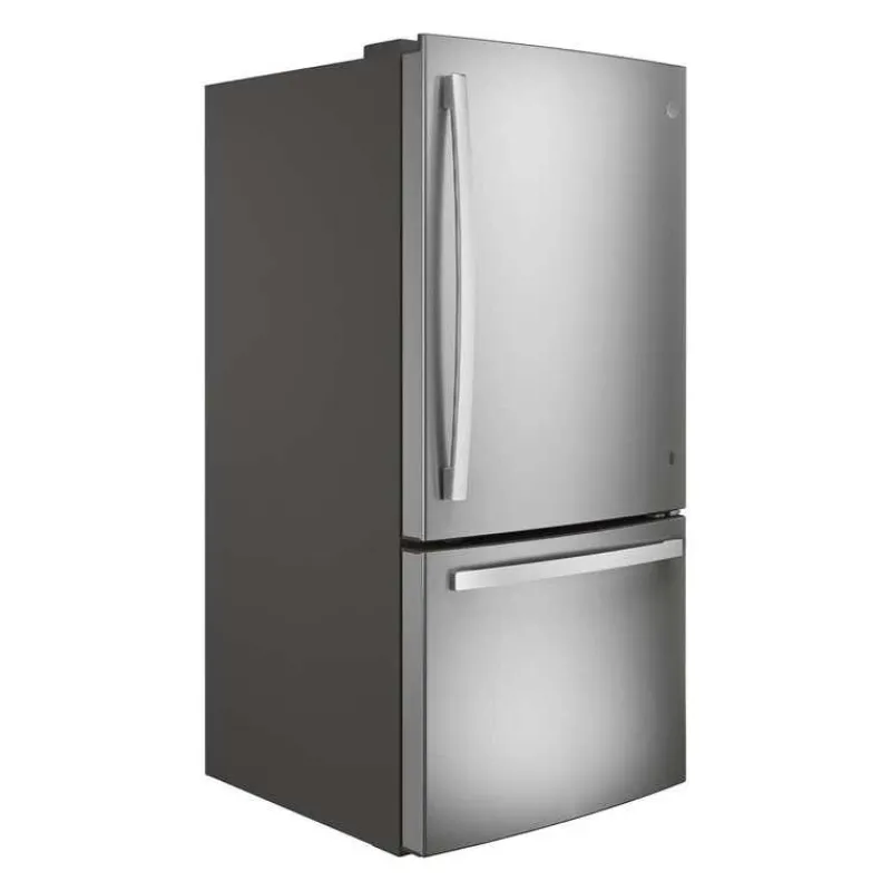 GE Appliances GE 24.8 Cu Ft 33 In Refrigerator Bottom Freezer - GDE25EYKFS