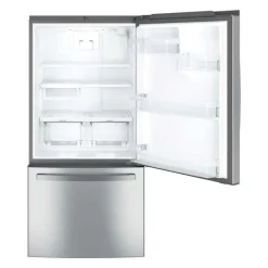 GE Appliances GE 24.8 Cu Ft 33 In Refrigerator Bottom Freezer - GDE25EYKFS