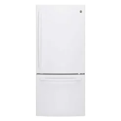 GE Appliances GE 20.9 Cu Ft 30 In Refrigerator Bottom Freezer - GDE21DGKWW