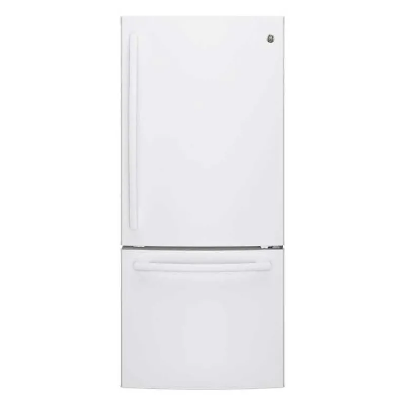 GE Appliances GE 20.9 Cu Ft 30 In Refrigerator Bottom Freezer - GDE21DGKWW