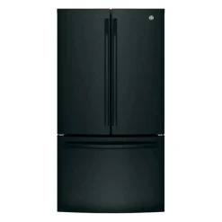 GE Appliances GE 26.7 Cu Ft 36 In Refrigerator Bottom Freezer, French door - GNE27JGMBB