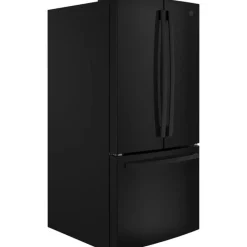 GE Appliances GE 18.6 Cu Ft 33 In Refrigerator Bottom Freezer - GWE19JGLBB