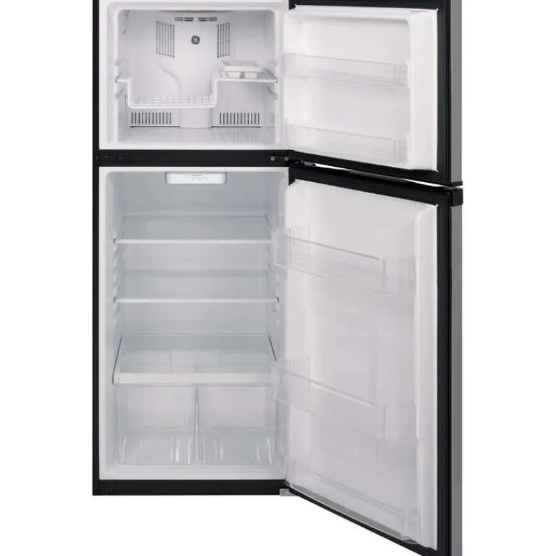 GE Appliances GE 11.6 Cu Ft 24 In Refrigerator Top Freezer - GPE12FSKSB