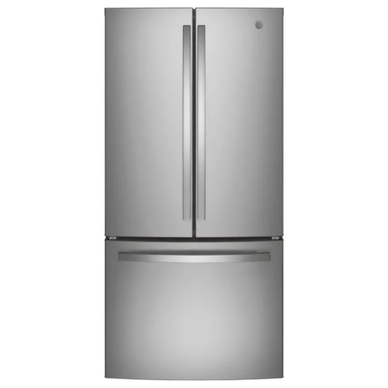 GE Appliances GE 24,7 Cu Ft 33 In Refrigerator Bottom Freezer, French door - GNE25JYKFS