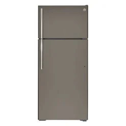 GE Appliances GE 17.5 Cu Ft 30 In Refrigerator Top Freezer - GTE18GMNRES