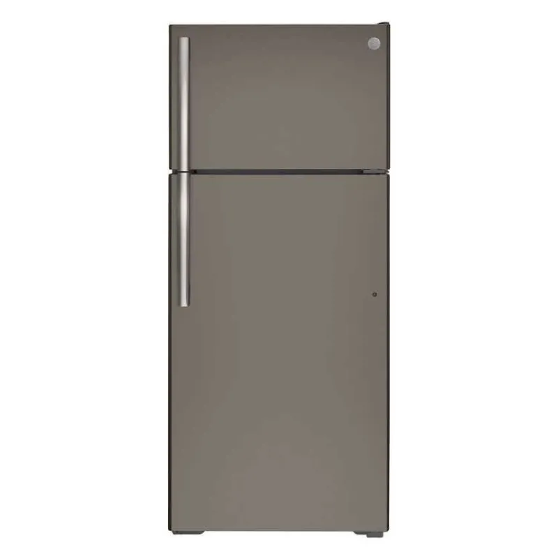 GE Appliances GE 17.5 Cu Ft 30 In Refrigerator Top Freezer - GTE18GMNRES