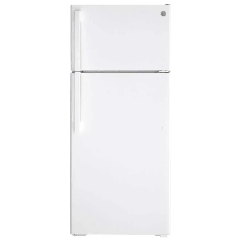 GE Appliances GE 17.5 Cu Ft 28 In Refrigerator Top Freezer - GTE18DTNRWW