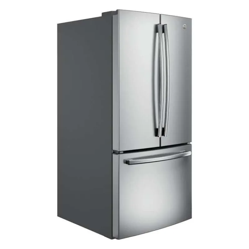 GE Appliances GE 20.8 Cu Ft 30 In Refrigerator Bottom Freezer, French door - GNE21DYRKFS
