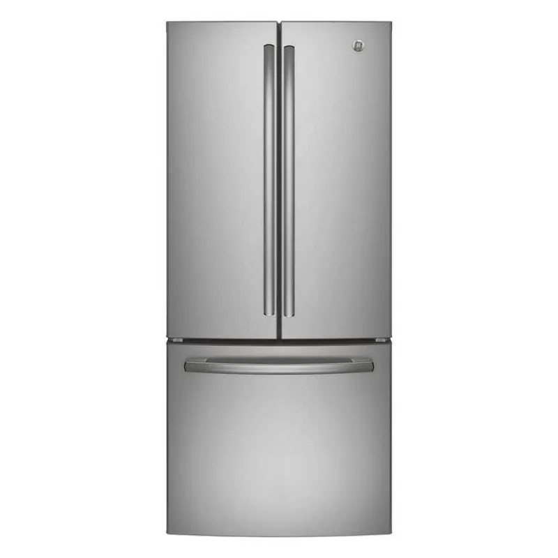GE Appliances GE 20.8 Cu Ft 30 In Refrigerator Bottom Freezer, French door - GNE21DYRKFS