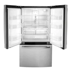 GE Appliances GE 27 Cu Ft 36 In Réfrigerator Bottom Freezer, French door - GNE27JYMFS