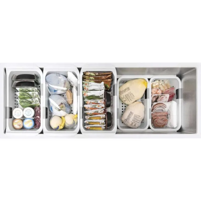 GE Appliances GE 21,7 Cu Ft Freezer , Honrizontal, 73.25" - FCM22DLWW