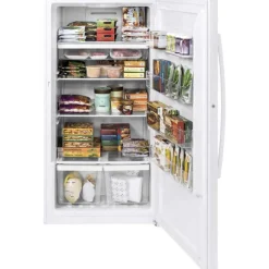 GE Appliances GE 17 Cu Ft Freezer , Vertical, 33