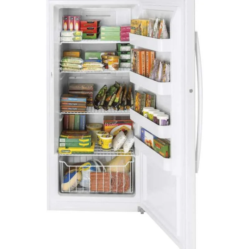 GE Appliances GE 14 Cu Ft Freezer , Vertical, 30" - FUF14SMRWW