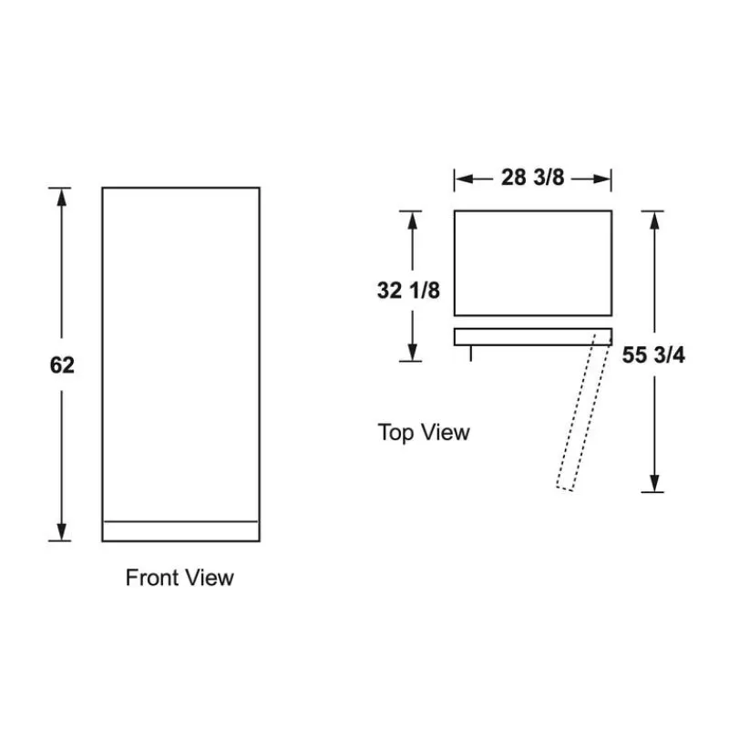 GE Appliances GE 14 Cu Ft Freezer , Vertical, 28.5" - FUF14DLRWW