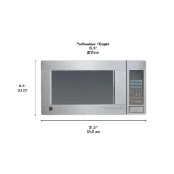 GE Appliances GE 1.1 Cu Ft Microwave 21.5" JES1140STC