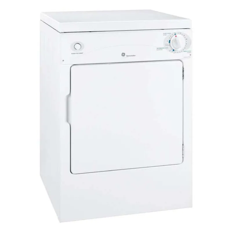 GE Appliances GE 3.6 Cu Ft Portable Dryer Front-Load 24" - PSKP333EBWW