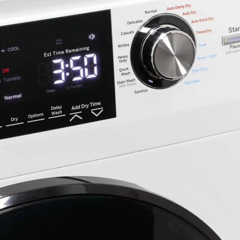 GE Appliances GE 2 in 1 dryer washer, , 24'', Front-Load - GFQ14ESSNWW