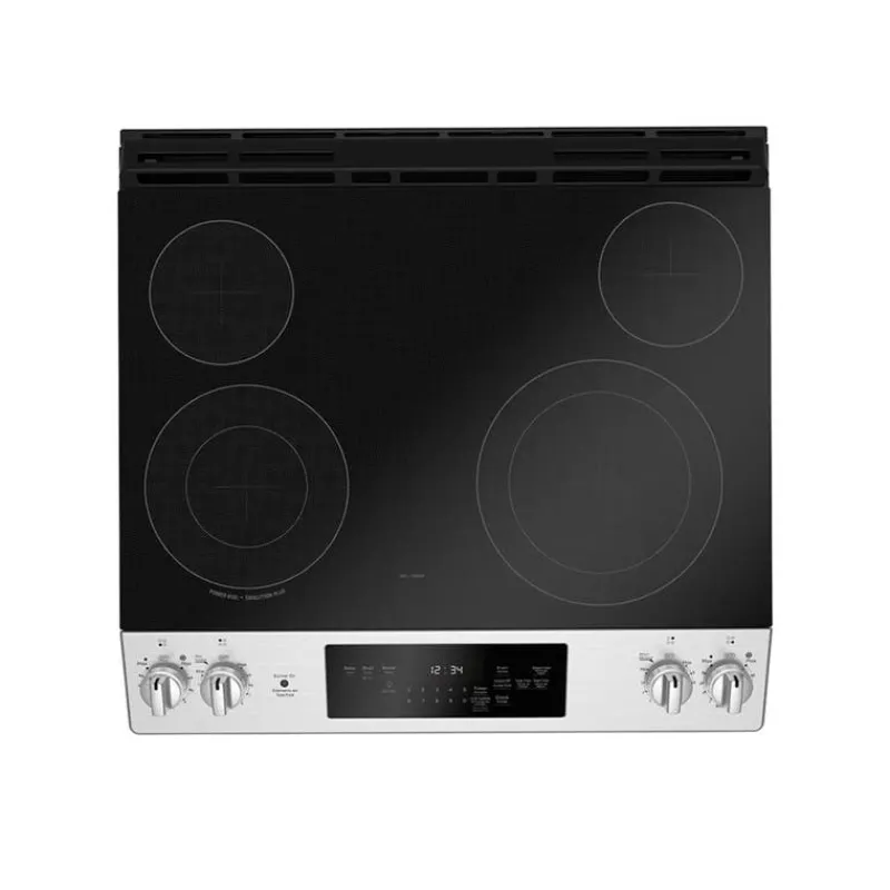 GE Appliances GE 30 in Range 30" Electric Glass-Ceramic - JCSS630SMSS