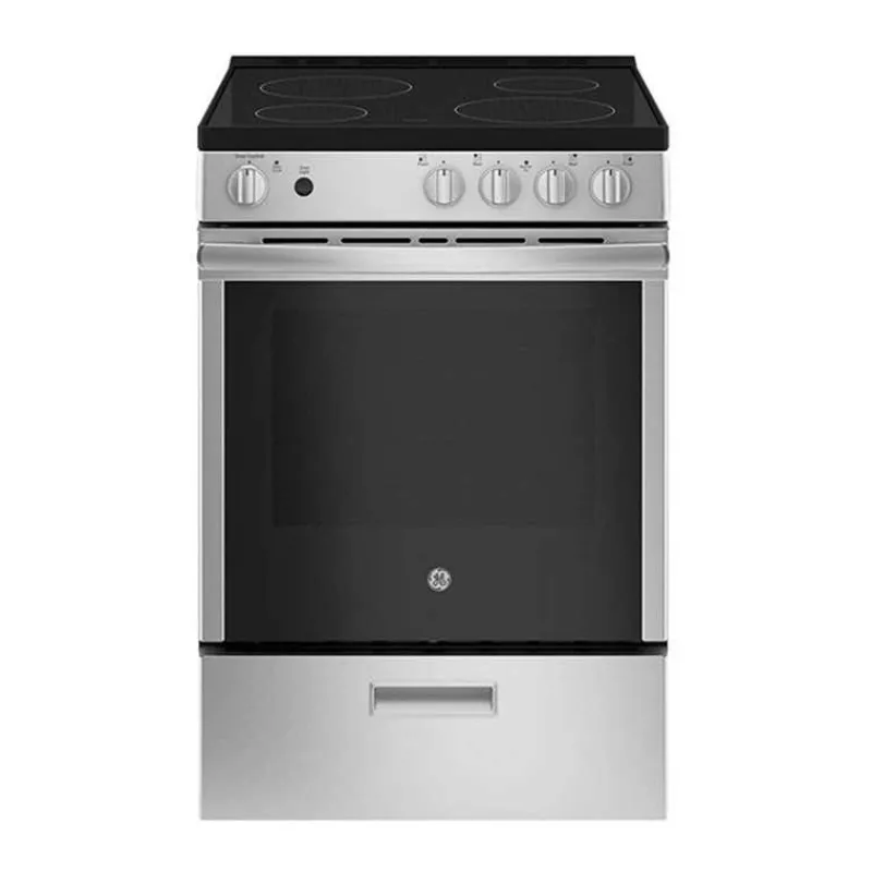 GE Appliances GE 24 In Range 24" Electric Glass-Ceramic - JCAS640RMSS