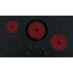GE Appliances GE Cooktop Glass-Ceramic 36" Electric - JP3036DLBB