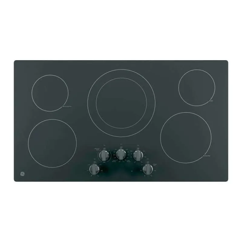 GE Appliances GE Cooktop Glass-Ceramic 36" Electric - JP3036DLBB