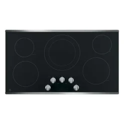 GE Appliances GE Cooktop Glass-Ceramic 36" Electric - JP3036SLSS