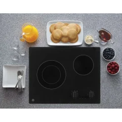 GE Appliances GE Cooktop Glass-Ceramic 21" Electric - JP3021DPBB