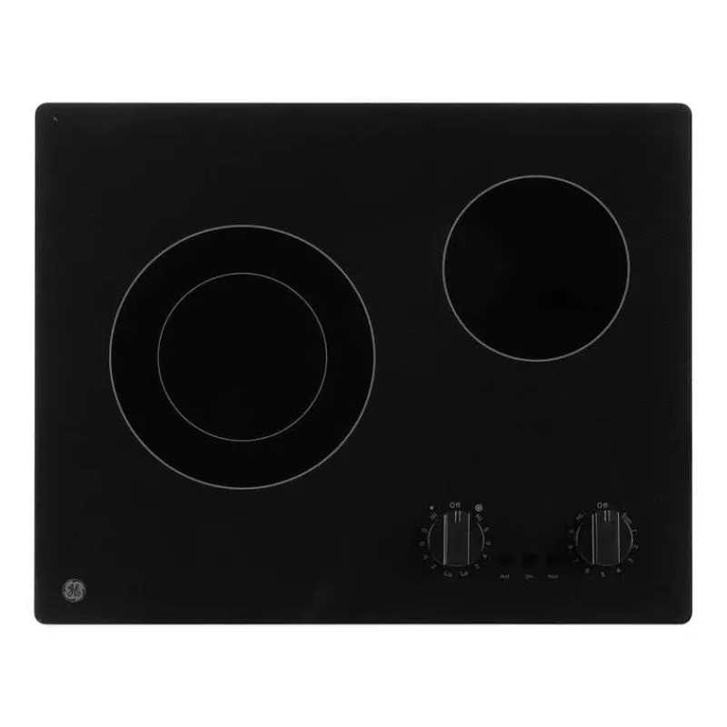 GE Appliances GE Cooktop Glass-Ceramic 21" Electric - JP3021DPBB