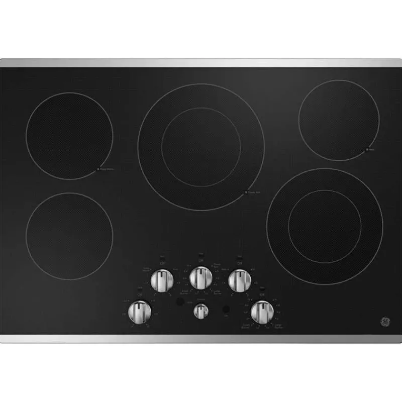 GE Appliances GE Cooktop Glass-Ceramic 30" Electric - JEP5030STSS