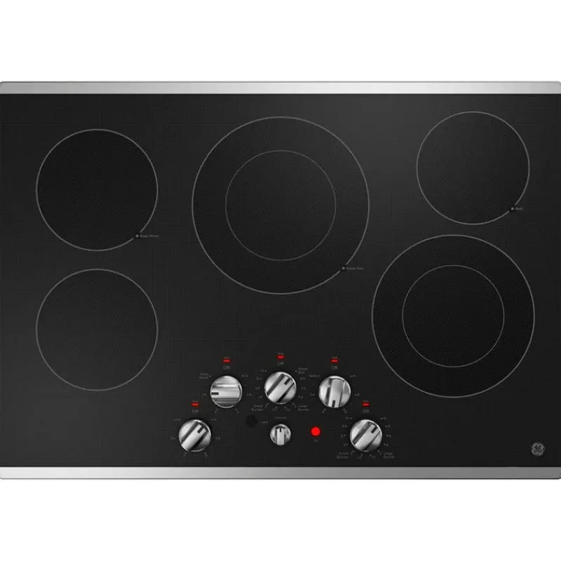 GE Appliances GE Cooktop Glass-Ceramic 30" Electric - JEP5030STSS