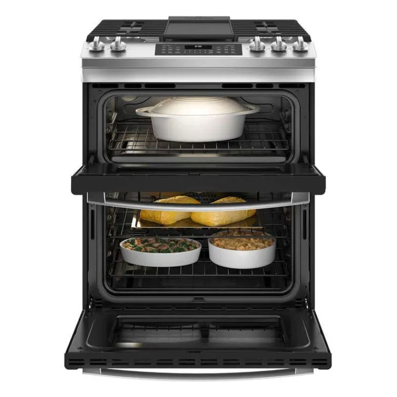 GE Appliances GE Double Oven Range 30" Gaz Gas - JCGSS86SPSS