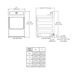 GE Appliances GE Dryer Front-Load 27