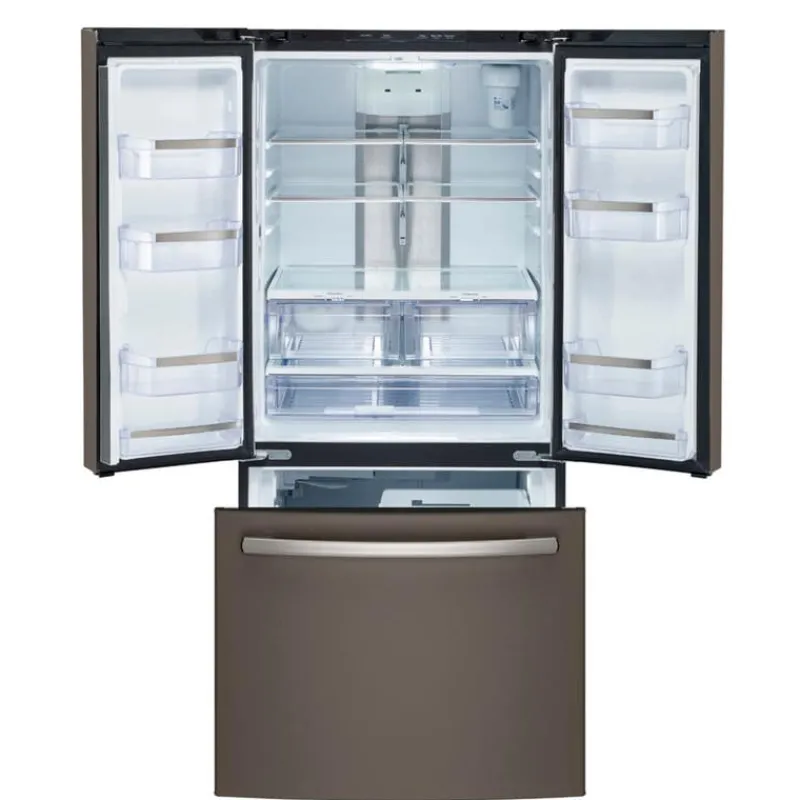 GE Profile 20.8 Cu Ft 30 In Refrigerator Bottom Freezer, French door - PNE21NMLKES
