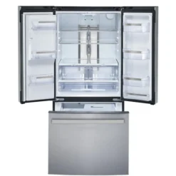 GE Profile 17,5 Cu Ft 33 In Refrigerator Bottom Freezer, French door - PYE18HYRCFS