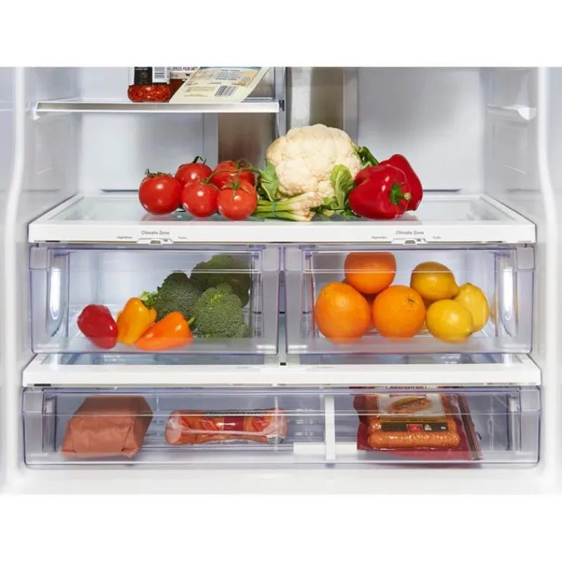GE Profile 20.8 Cu Ft 30 In Refrigerator Bottom Freezer, French door - PNE21NGLKWW