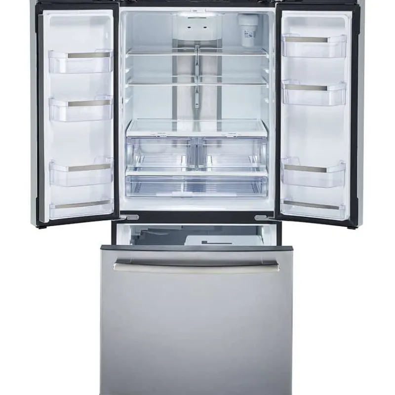 GE Profile 20,8 Cu Ft 30 In Refrigerator Bottom Freezer, French door - PNE21NYRKFS