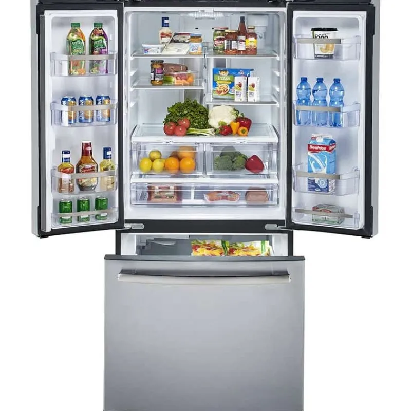 GE Profile 20,8 Cu Ft 30 In Refrigerator Bottom Freezer, French door - PNE21NYRKFS