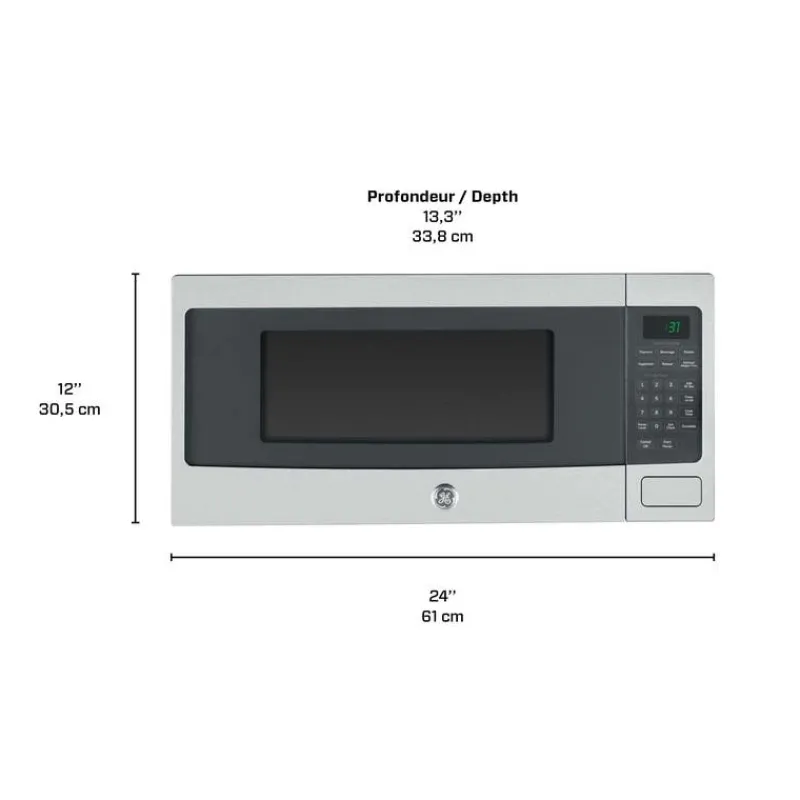 GE Profile 1.1 Cu Ft Microwave 24" PEM10SFC