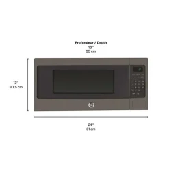 GE Profile 1.1 Cu Ft Microwave 24