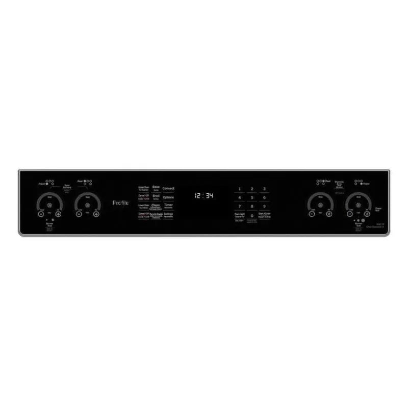 GE Profile 30 In Double Slide-In Range 30" Electric Glass-Ceramic - PCS980YMFS