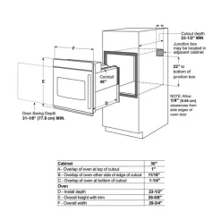 GE Profile Built-In Wall Oven 30" Electric - PTS700LSNSS
