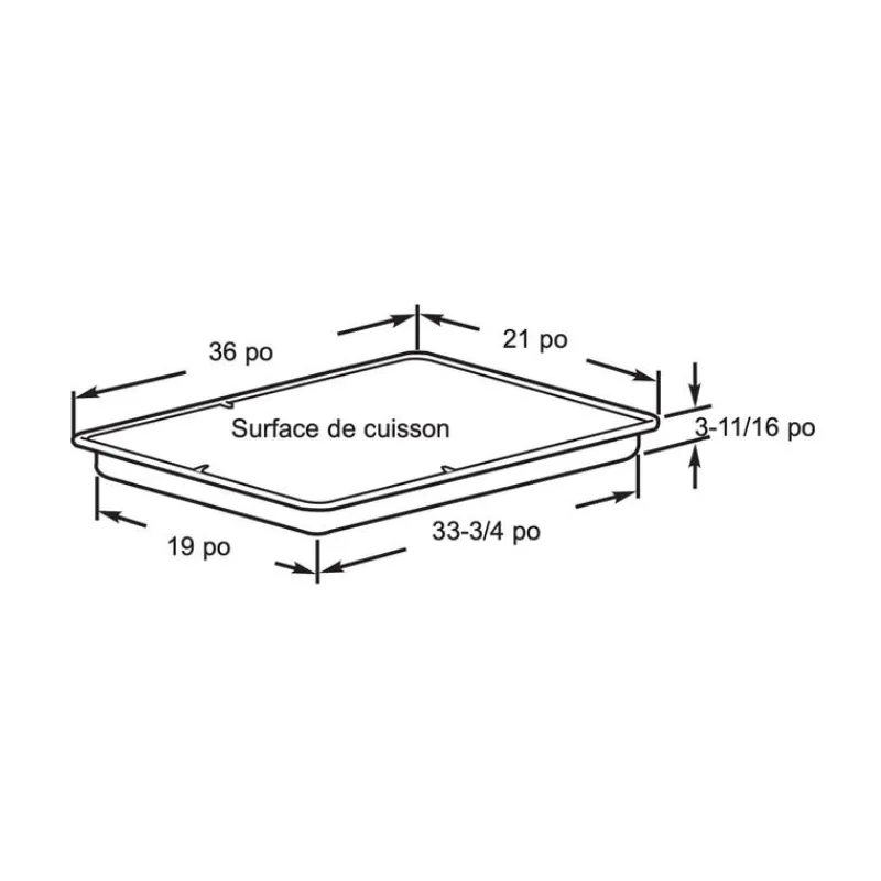 GE Profile Cooktop Gas 36" - PGP9036SLSS