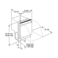 GE Profile Dishwasher Built-In 18
