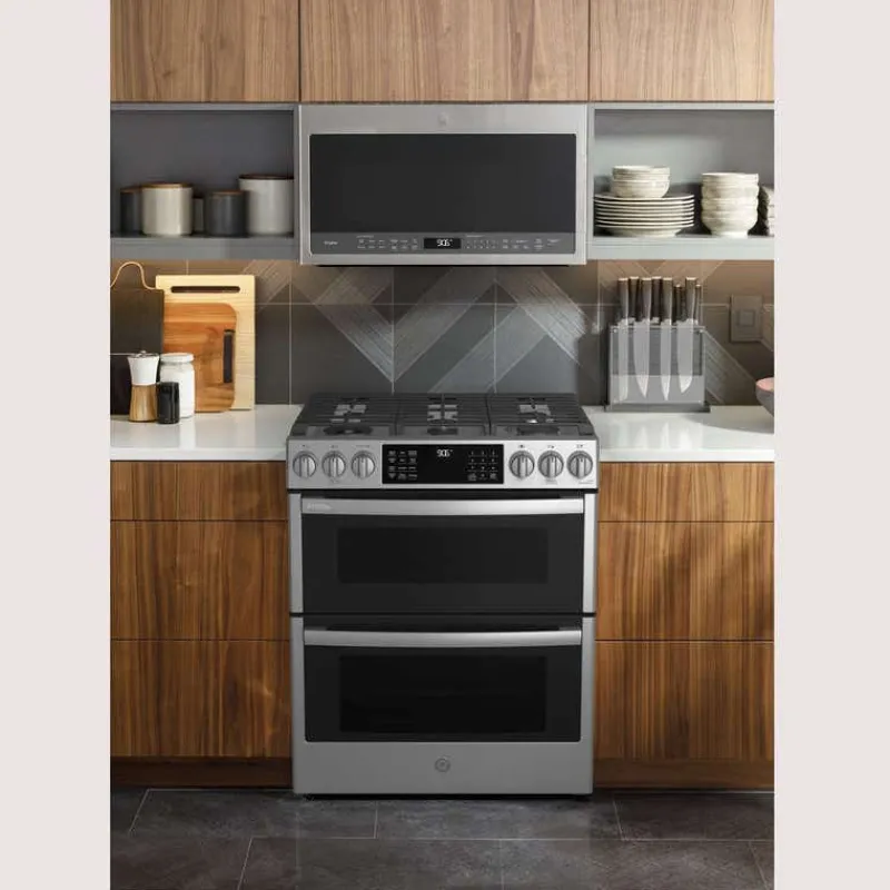 GE Profile Double Oven Range 30" Gaz Gas - PCGS960YPFS