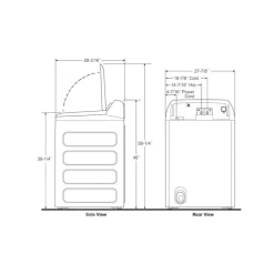 GE Profile Washer Top-Load 28
