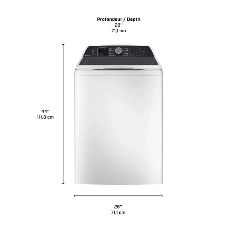 GE Profile Washer Top-Load 28" - PTW705BSTWS