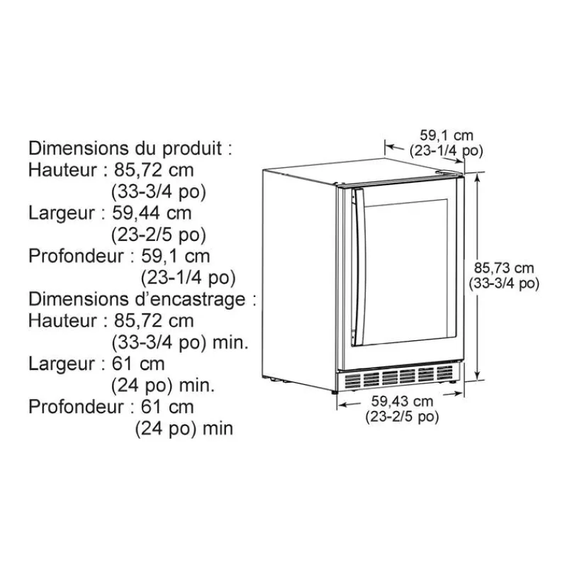 GE Profile Wine Cooler 23.5" - PWS06DSPSS
