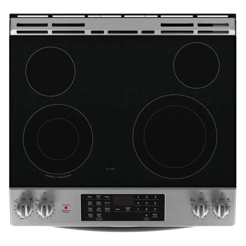 GE Appliances GE Range 30" Electric Glass-Ceramic - JCS830SVSS